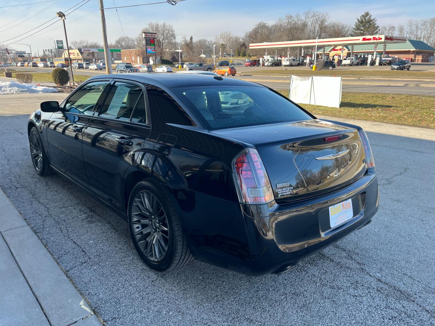 2013 Gloss Black Chrysler 300 S V8 RWD (2C3CCADT8DH) with an 5.7L V8 OHV 16V engine, 5-Speed Automatic transmission, located at 1633 W Kimberly, Davenport, IA, 52806, (563) 323-5341, 41.559456, -90.598732 - Photo#3